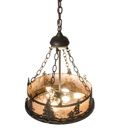 Meyda Tiffany Tall Pines 175906 Pendant Light - Oil Rubbed Bronze