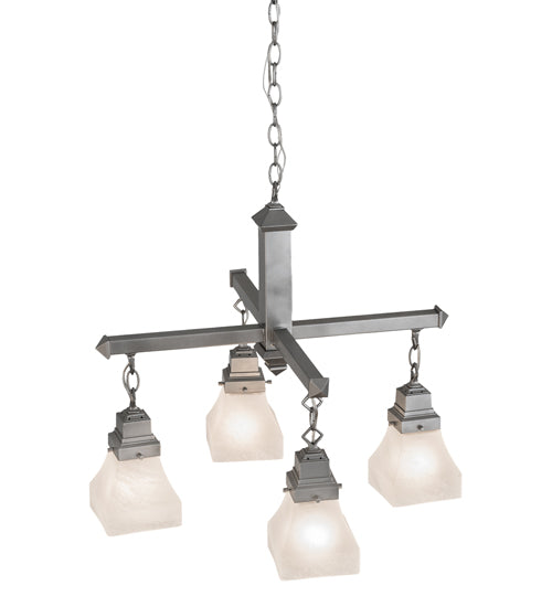Meyda Tiffany Bungalow 175992 Chandelier Light - Nickel