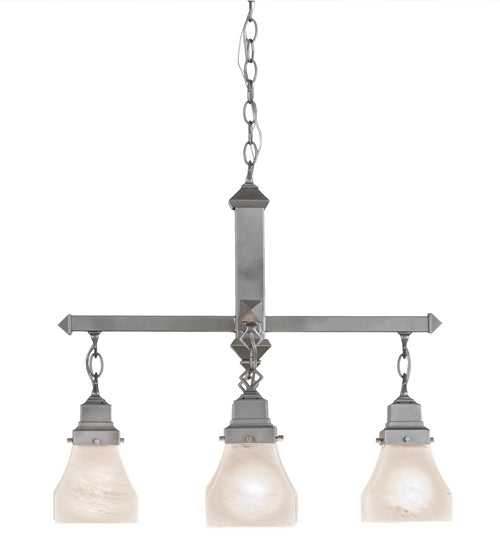 Meyda Tiffany Bungalow 175992 Chandelier Light - Nickel