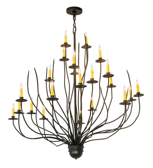 Meyda Tiffany Sycamore 176032 Chandelier Light - Timeless Bronze