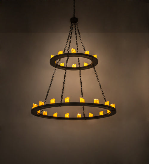 Meyda Tiffany Loxley 176133 Chandelier Light - Timeless Bronze