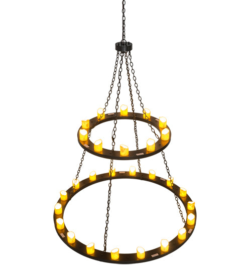Meyda Tiffany Loxley 176133 Chandelier Light - Timeless Bronze