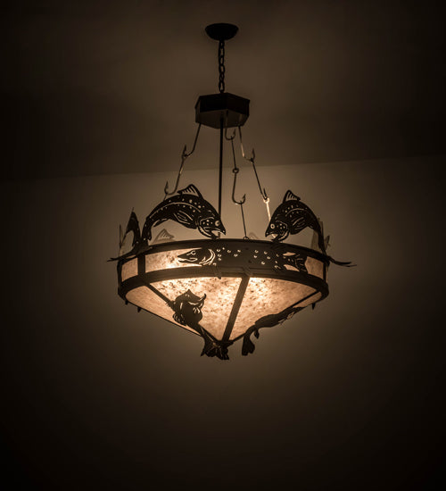 Meyda Tiffany Catch Of The Day 176211 Chandelier Light - Timeless Bronze