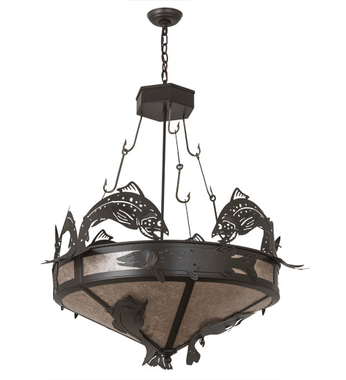 Meyda Tiffany Catch Of The Day 176211 Chandelier Light - Timeless Bronze