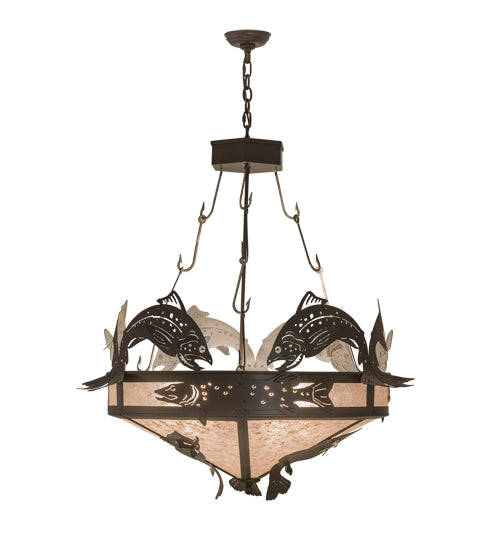 Meyda Tiffany Catch Of The Day 176211 Chandelier Light - Timeless Bronze