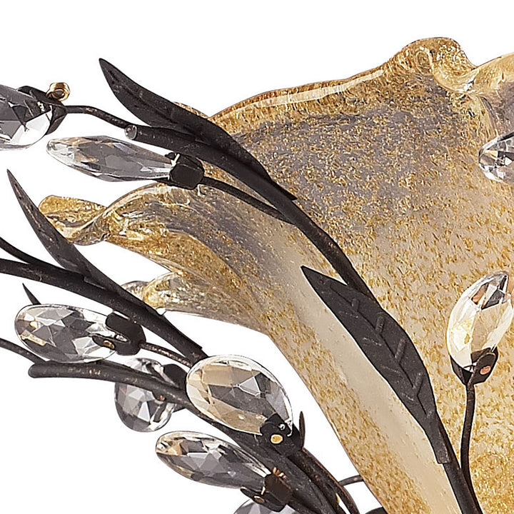 Elk Circeo 8059/2 Ceiling Light - Deep Rust