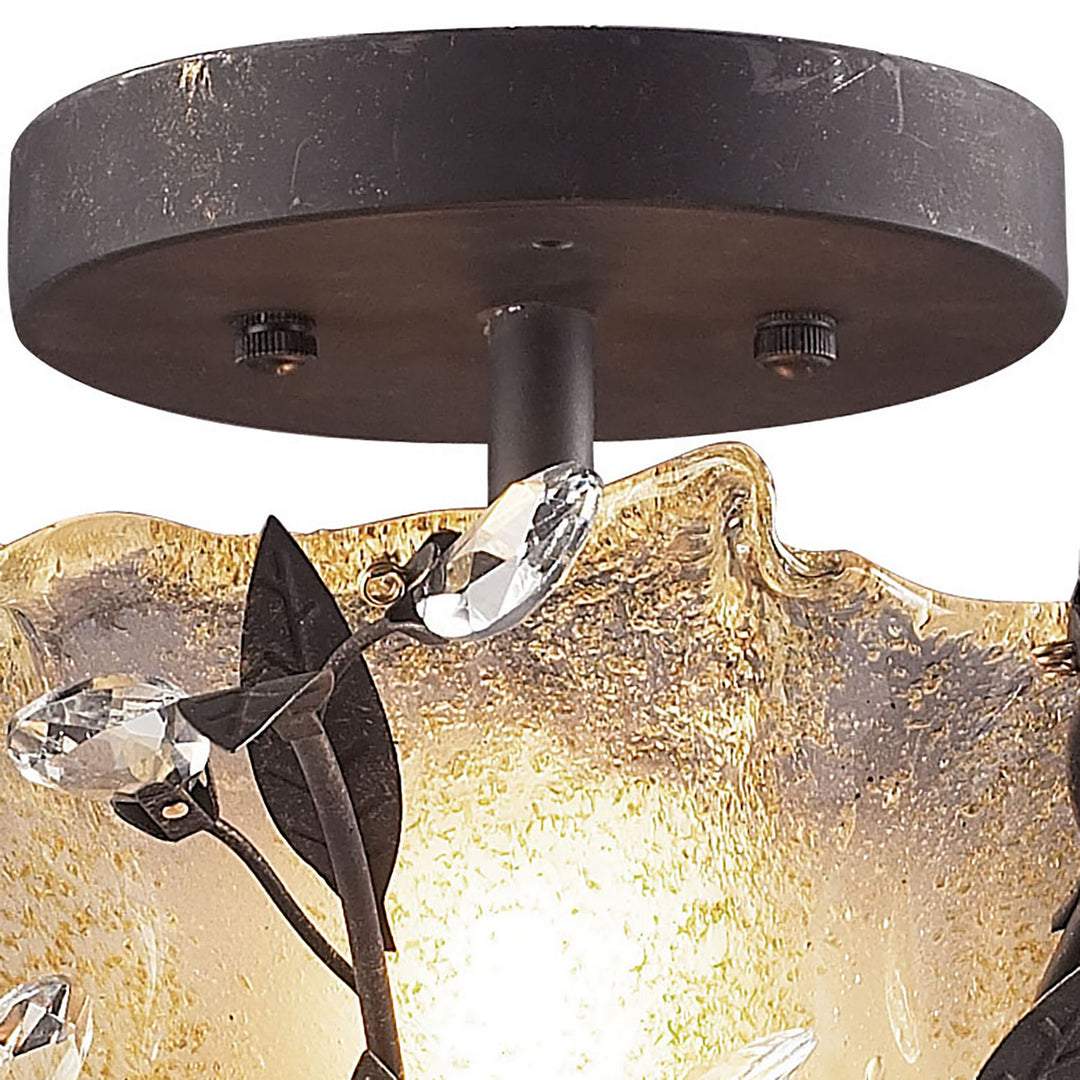 Elk Circeo 8059/2 Ceiling Light - Deep Rust