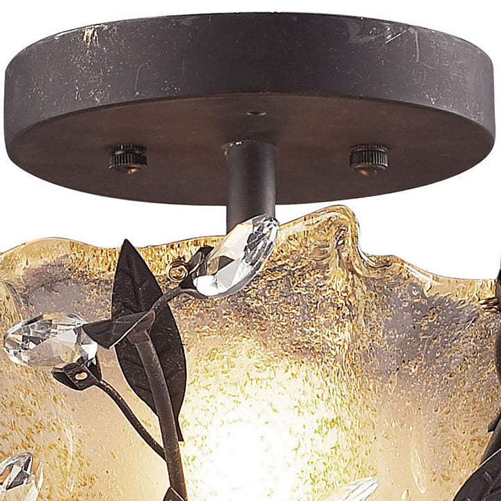 Elk Circeo 8059/2 Ceiling Light - Deep Rust