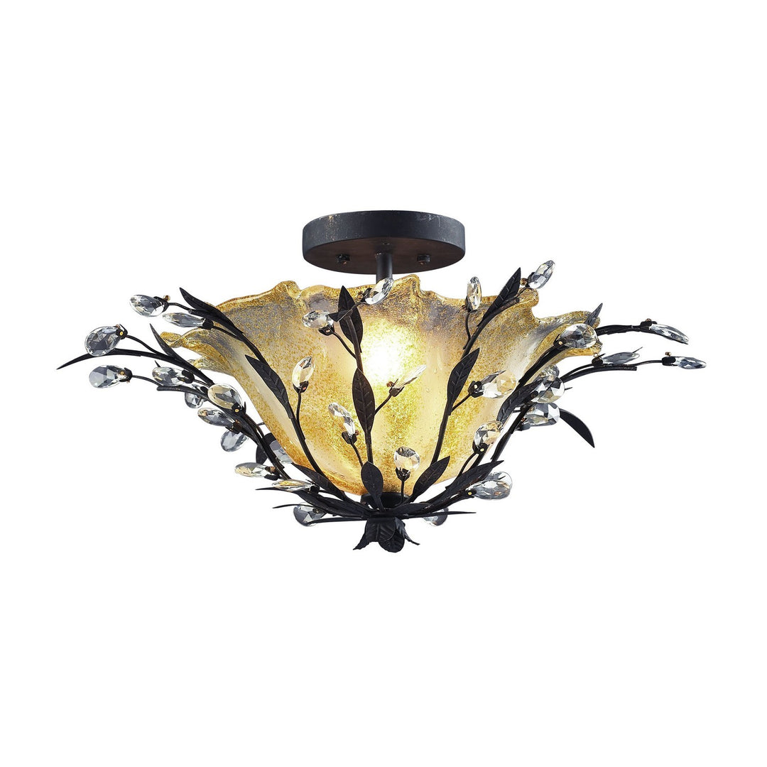 Elk Circeo 8059/2 Ceiling Light - Deep Rust