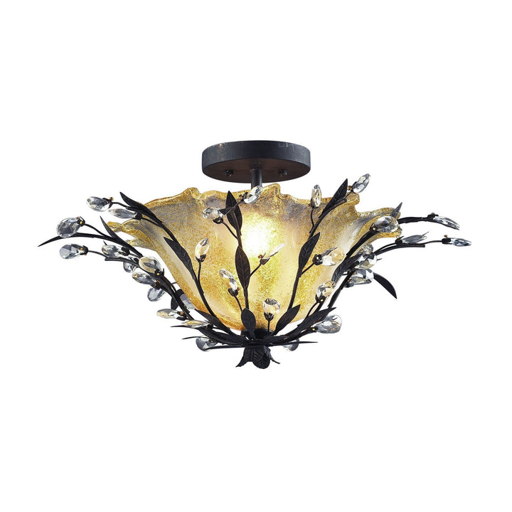 Elk Circeo 8059/2 Ceiling Light - Deep Rust