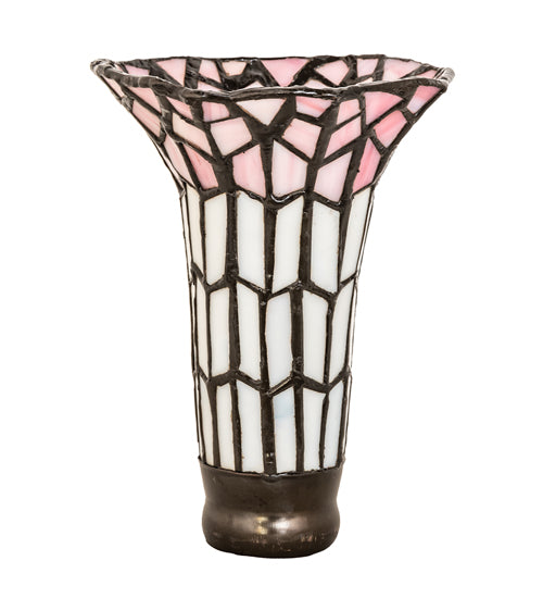 Meyda Tiffany Lighting 17624 Stained Glass Pond Lily Shade Lamp Shade Bronze / Dark