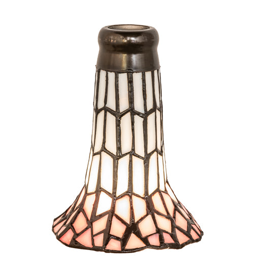 Meyda Tiffany Lighting 17624 Stained Glass Pond Lily Shade Lamp Shade Bronze / Dark