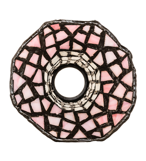 Meyda Tiffany Lighting 17624 Stained Glass Pond Lily Shade Lamp Shade Bronze / Dark