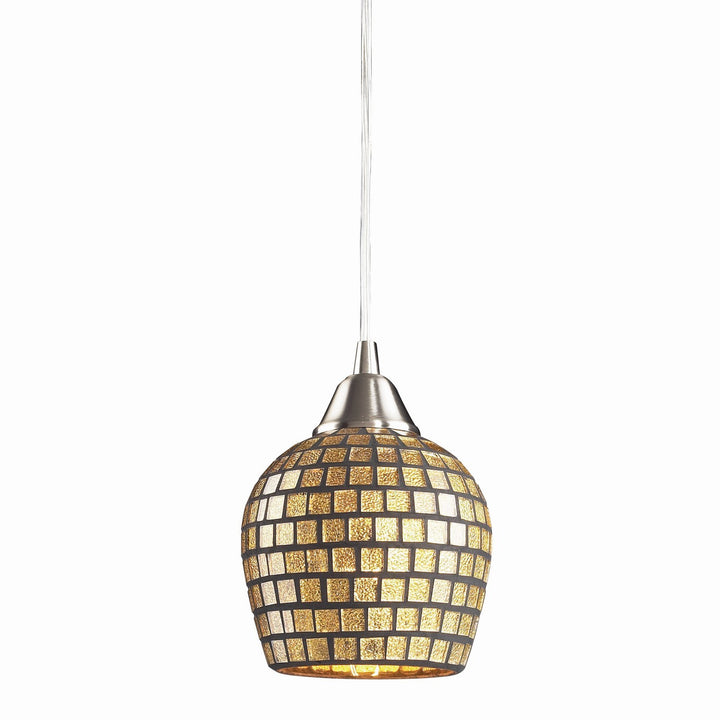 Elk Fusion 528-1GLD Pendant Light - Satin Nickel