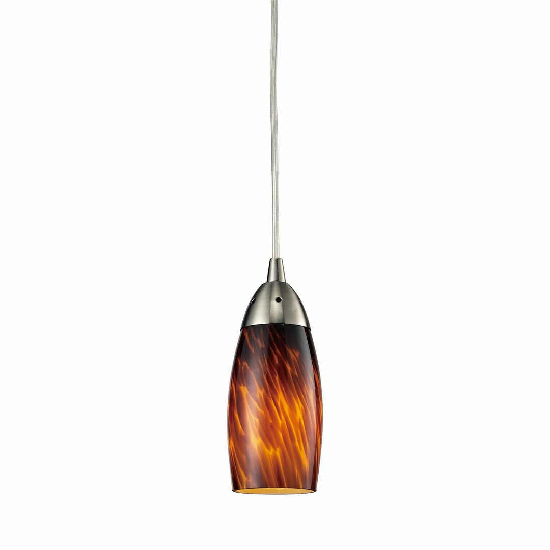 Elk Milan 110-1ES Pendant Light - Satin Nickel