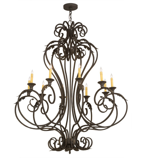 Meyda Tiffany Josephine 176434 Chandelier Light - Verdigris