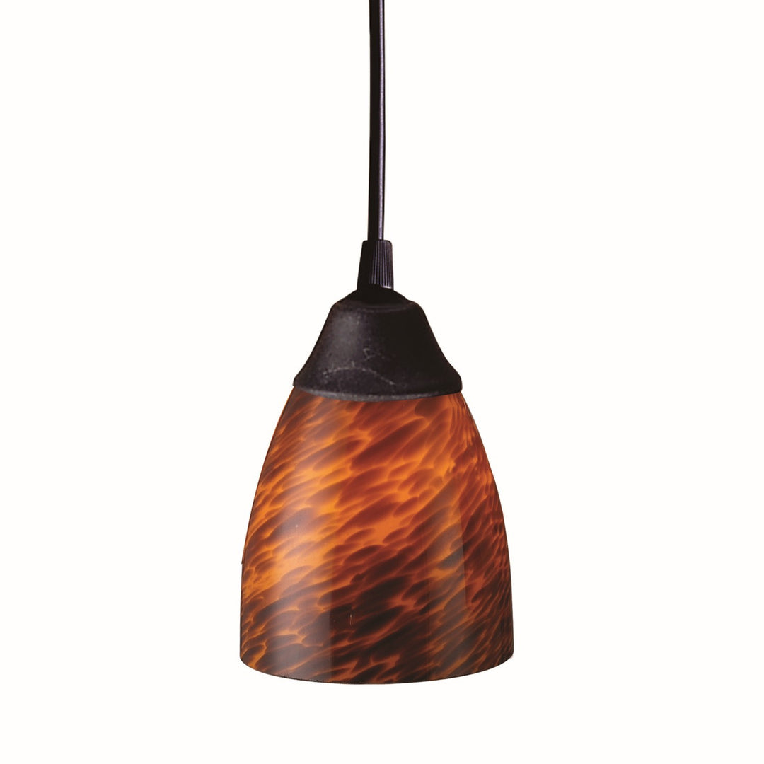 Elk Classico 406-1ES Pendant Light - Dark Rust