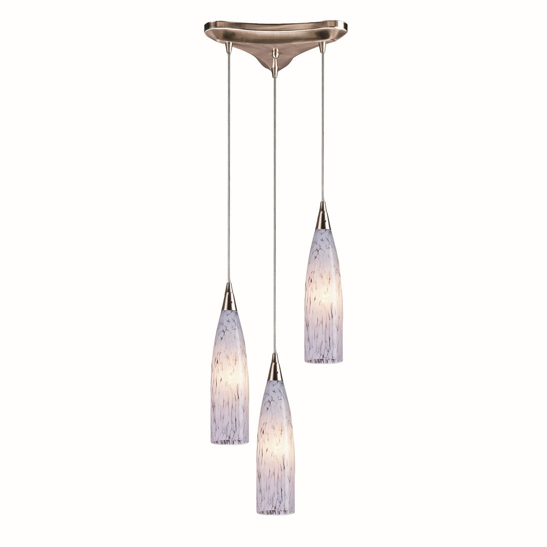 Elk Lungo 501-3SW Pendant Light - Satin Nickel