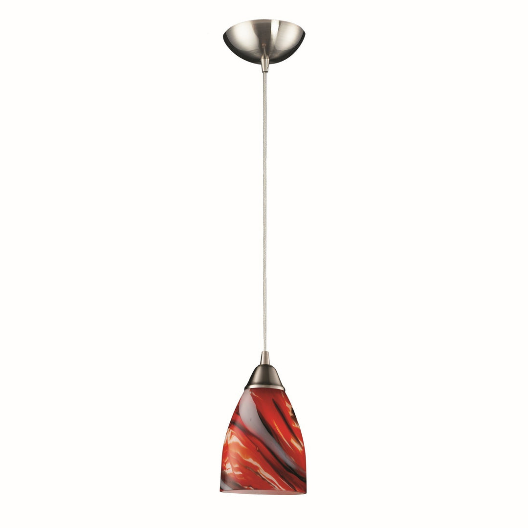 Elk Pierra 527-1CY Pendant Light - Satin Nickel