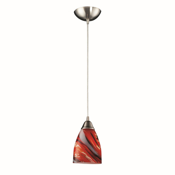 Elk Pierra 527-1CY Pendant Light - Satin Nickel