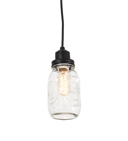 Meyda Tiffany Mason Jar 176579 Pendant Light - Stainless Steel