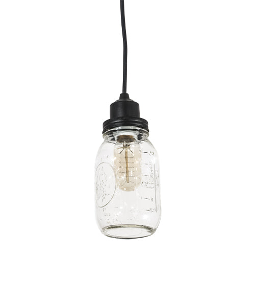 Meyda Tiffany Mason Jar 176579 Pendant Light - Stainless Steel