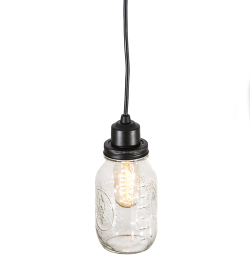 Meyda Tiffany Mason Jar 176579 Pendant Light - Stainless Steel