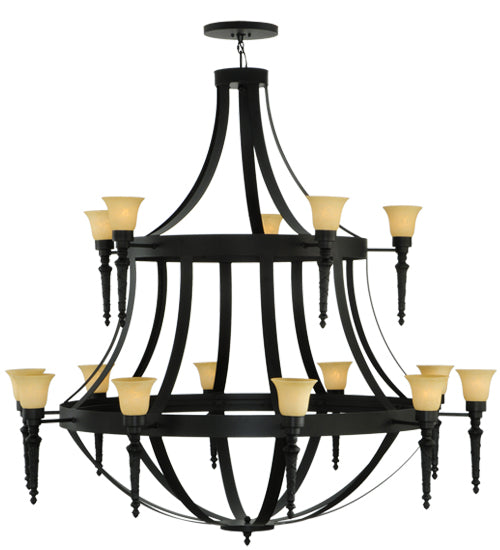 Meyda Tiffany Pontoise 176601 Chandelier Light - Blackwash