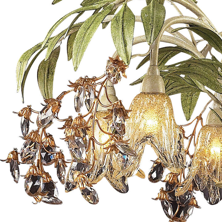 Elk Huarco 86053 Chandelier Light - Sage Green