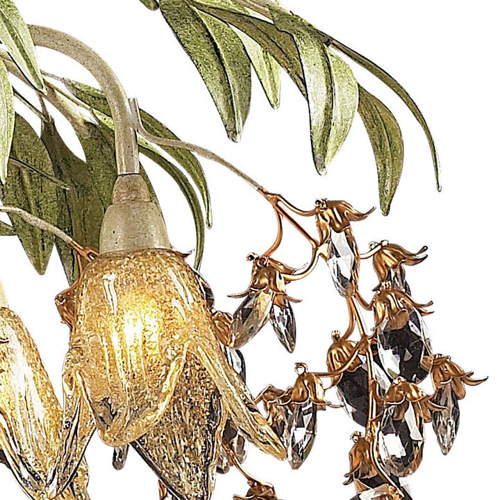 Elk Huarco 86053 Chandelier Light - Sage Green