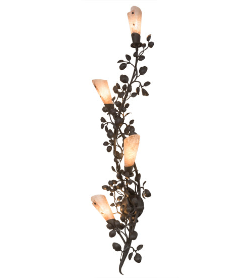 Meyda Tiffany Vinca Vine 176714 Wall Light - Wrought Iron