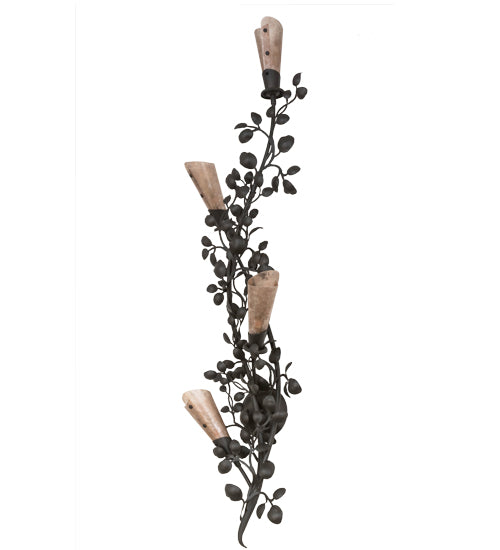 Meyda Tiffany Vinca Vine 176714 Wall Light - Wrought Iron