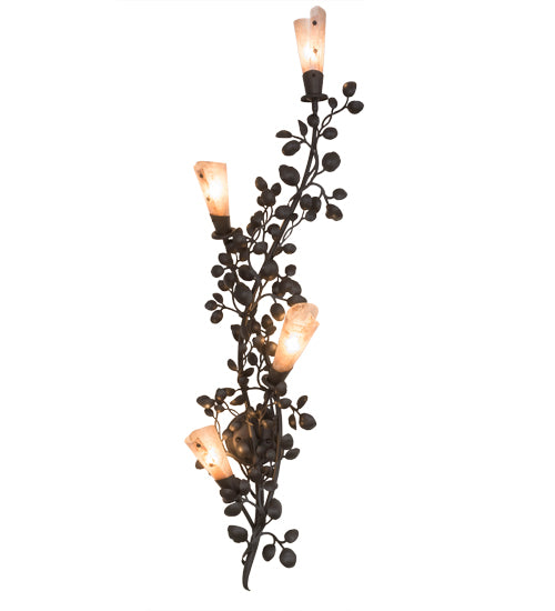 Meyda Tiffany Vinca Vine 176714 Wall Light - Wrought Iron