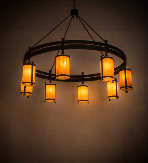 Meyda Tiffany Beartooth 176848 Chandelier Light - Hand Wrought Iron