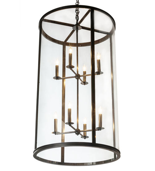 Meyda Tiffany Cilindro 176918 Pendant Light - Craftsman Brown