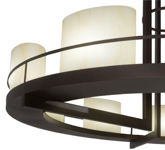 Meyda Tiffany Loxley 176957 Chandelier Light - Mahogany Bronze