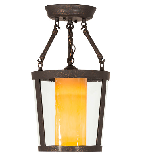 Meyda Tiffany Cilindro 177022 Pendant Light - Pewter, Crystal