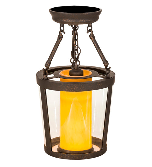 Meyda Tiffany Cilindro 177022 Pendant Light - Pewter, Crystal