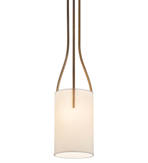 Meyda Tiffany Cilindro 177047 Pendant Light - Vintage Brass