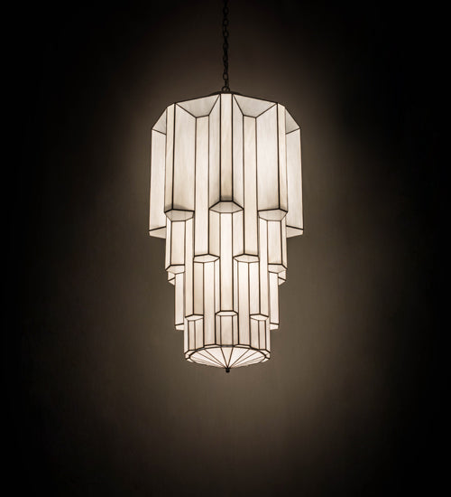 Meyda Tiffany Paramount 177107 Chandelier Light - Craftsman Brown