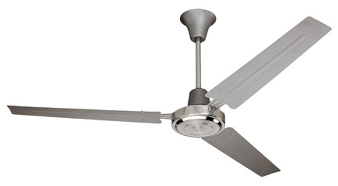 Craftmade Utility UT56TBNK3M Ceiling Fan 56 - Titanium/Brushed Polished Nickel, Titanium/Titanium/