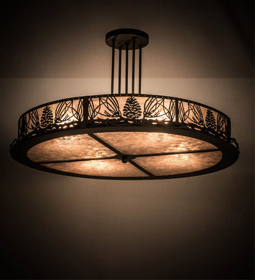 Meyda Tiffany Mountain Pine 177220 Ceiling Light - Oil Rubbed Bronze