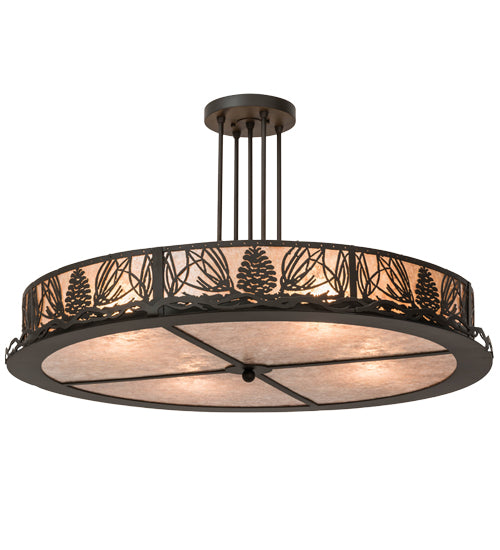 Meyda Tiffany Mountain Pine 177220 Ceiling Light - Oil Rubbed Bronze