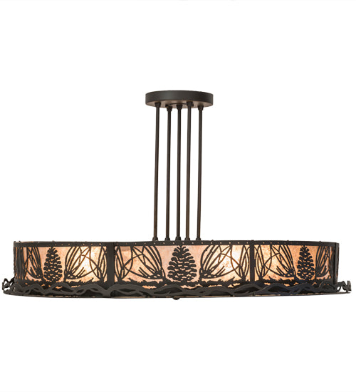 Meyda Tiffany Mountain Pine 177220 Ceiling Light - Oil Rubbed Bronze