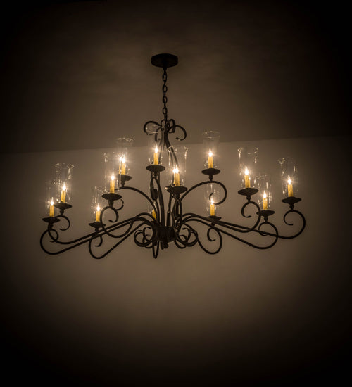 Meyda Tiffany Wallis 177354 Chandelier Light - Blackwash