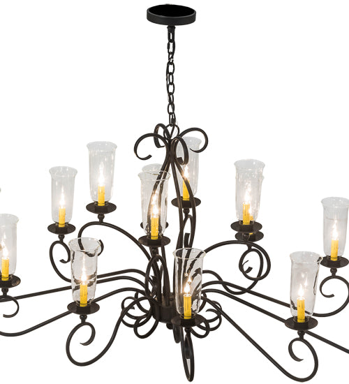 Meyda Tiffany Wallis 177354 Chandelier Light - Blackwash