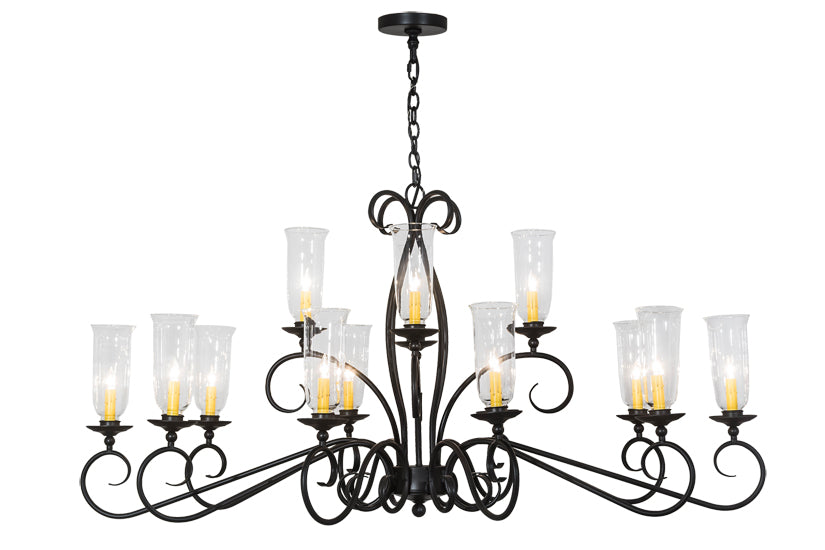 Meyda Tiffany Wallis 177354 Chandelier Light - Blackwash
