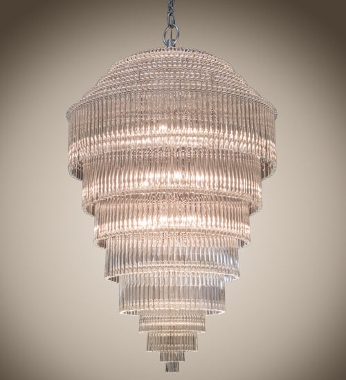 Meyda Tiffany Marquee 177368 Chandelier Light - Sparkle Silver