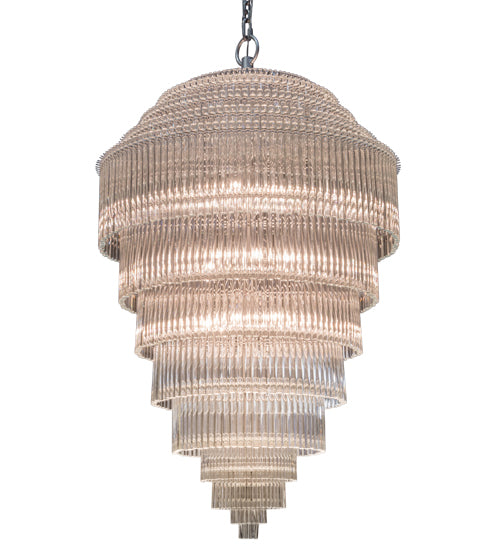 Meyda Tiffany Marquee 177368 Chandelier Light - Sparkle Silver