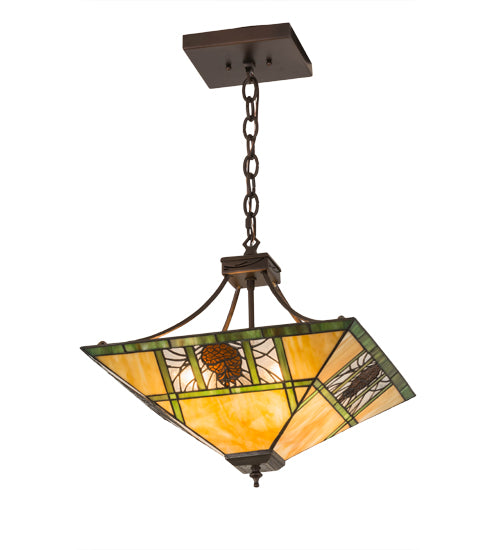 Meyda Tiffany Pinecone Ridge 177465 Chandelier Light - Mahogany Bronze